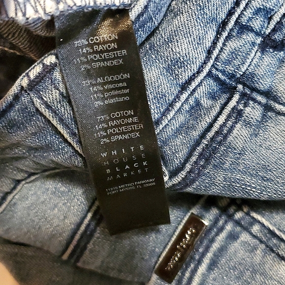 White House Black Market The Skinny Jeans | Size 0 - Picture 7 of 7